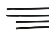4 Träger Fensterschachtleisten Tür außen vorne hinten Original Opel Senator B