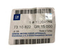 NEU Abdeckung Scharnier Sitz HR außen Stoff Kaschmir Code XXVF Orig Opel Signum