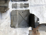 Hitzeschutzbleche Abschirmbleche Auspuff Schalldämpfer Original Opel Senator B