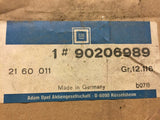 NOS Farbstreifen Seitenwand hinten links grau Orig Opel Kadett E CC GT SR SRI