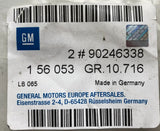 NEU 2x Gleitstücke Fensterscheibe vorne hinten unten Orig Opel Senator B Omega A