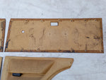 Set Türverkleidungen Türpappen beige braun vorne hinten Orig Opel Kadett C City