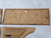 Set Türverkleidungen Türpappen beige braun vorne hinten Orig Opel Kadett C City