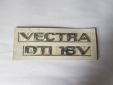 NEU NOS Schriftzug Emblem "Vectra DTI 16V" hinten Original Opel Vectra B Caravan