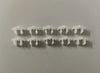 NEU 10 Stück Clips Klemmfeder Chrom Zierleiste Stoßstange Opel Senator B
