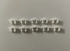 NEU 10 Stück Clips Klemmfeder Chrom Zierleiste Stoßstange Opel Senator B