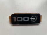 NEU NOS Emblem Logo "100 Opel" Zierleiste Vordertür vorne Original Opel Astra G