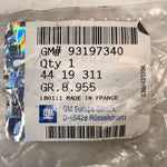 NEU Mutter Bügel Blattfeder Stoßdämpfer Hinterachse hinten Orig Opel Movano B