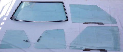 Colorverglasung Heckscheibe Tür Seitenwand Fenster grün getönt Opel Rekord D 2TL