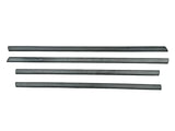 Set Zierleisten mit Dichtung Fensterführung Fensterschachtleisten Opel Senator B
