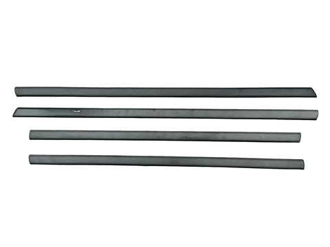 Set Zierleisten mit Dichtung Fensterführung Fensterschachtleisten Opel Senator B