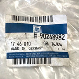 NEU NOS Abschlussführungshülse Kopfstütze hinten braun Original Opel Omega A Sth