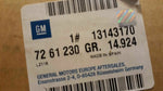 NEU NOS Kopfstütze hinten anthrazit Original Opel Corsa C Meriva A