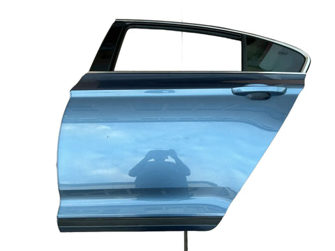 Tür hinten links Original VW Passat B8 3G Limousine Harvard Blue Metallic LB5J