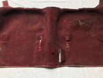 Teppich Innenraum Boden hinten rot Original Opel Rekord C Commodore A 4TL