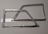 Fensterrahmen Chromrahmen Seitenwandfenster hinten Opel Kadett B Limousine 2TL