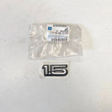 NEU NOS Schriftzug Emblem "1.5" schwarz Original Opel Corsa A