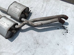 Satz Auspuff Mittelschalldämpfer links rechts Opel Senator B 2.6 3.0 12V