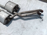 Satz Auspuff Mittelschalldämpfer links rechts Opel Senator B 2.6 3.0 12V