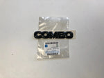 NEU NOS Schriftzug Emblem "Combo" hinten Chrom Schwarz Original Opel Combo B