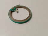 NEU Farbstreifen türkis 7mm für Stoßfängerverkleidung hinten Orig Opel Astra F