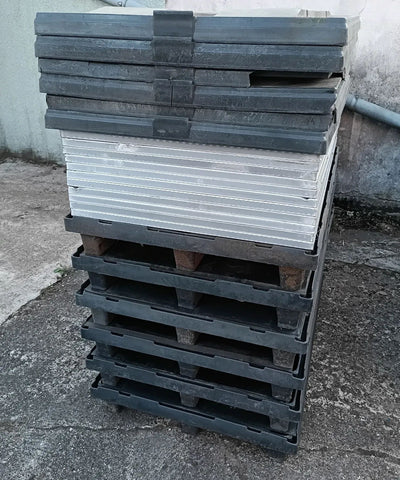 6 Palettenboxen Stapelbehälter falt stapelbar KIGA K4 Faltbox GLT