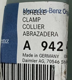 NEU Schelle Auspuffklemme Abgasrohr Original Mercedes Actros MP2 MP3 Axor