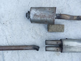 Auspuffanlage Abgasanlage 60mm Mittel Endschalldämpfer Opel Rekord C Commodore A