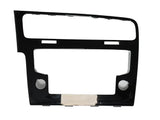 Abdeckung Blende Einbaurahmen Navi Luftausströmer schwarz Original VW Golf 7 VII