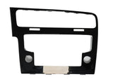 Abdeckung Blende Einbaurahmen Navi Luftausströmer schwarz Original VW Golf 7 VII