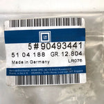 NEU NOS 5 Federklammern Wasserabweiser Stirnwand Original Opel Omega B