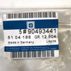 NEU NOS 5 Federklammern Wasserabweiser Stirnwand Original Opel Omega B