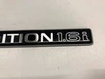 NEU NOS Schriftzug Emblem "Edition 1.6i" hinten Original Opel Kadett E Cabriolet