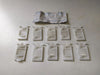 NEU 10x Klammern Clips Schutzzierleiste Original Opel Kadett E Ascona C