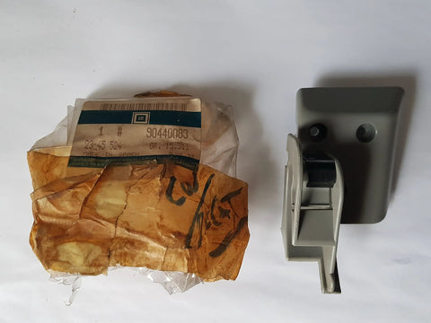 NEU Halter Stütze Hutablage Laderaumabdeckung links hellgr Orig Opel Astra G CC