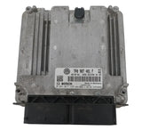 Motorsteuergerät mit Halter ECU Orig VW Touareg 3.0 TDI 7P0907401F 0281017733
