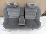 Ausstattung Sitze Vordersitze Rückbank platingrau Velour Original Opel Senator B