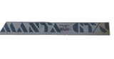 NEU Folie Aufkleber Schriftzung "Manta GT/J" Original Opel Manta B GTJ