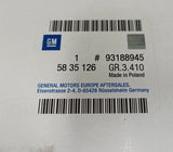 NEU Luftfilter Filtereinsatz Original Opel Astra G H Zafira A 93188945