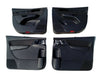 Türverkleidungen Set schwarz Stoff VL VR HL HR Orig VW Sharan 7N Seat Alhambra