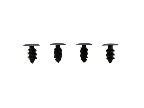 NEU 4 Clips Verkleidung Seitenwand hinten braun Opel Kadett E Corsa A Omega A
