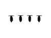 NEU 4 Clips Verkleidung Seitenwand hinten braun Opel Kadett E Corsa A Omega A