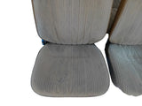 Ausstattung Vordersitze Sitze Rückbank beige braun Stoff Opel Kadett C City