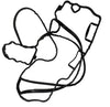 NEU Ventildeckeldichtung Original Opel Corsa C D Meriva A 1.2 1.4 24403788