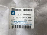 NEU NOS Radkappe Radzierblende 13 Zoll Silber Original Opel Corsa A
