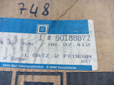 NEU SET Fahrwerksfedern Vorderachse rechts links Original Opel Kadett E 90188872