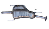 NEU Auspufftopf Endschalldämpfer Original Opel Zafira A Astra G Caravan 1.7DT
