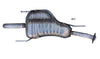 NEU Auspufftopf Endschalldämpfer Original Opel Zafira A Astra G Caravan 1.7DT