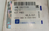 NEU Satz Bremsbeläge Hinterachse Original Opel Astra K 39037199