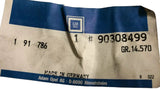 NEU Griffschale Kurbel Schiebedach vorne oben hellgrau Original Opel Kadett E